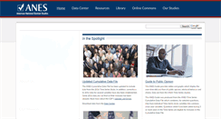 Desktop Screenshot of electionstudies.org